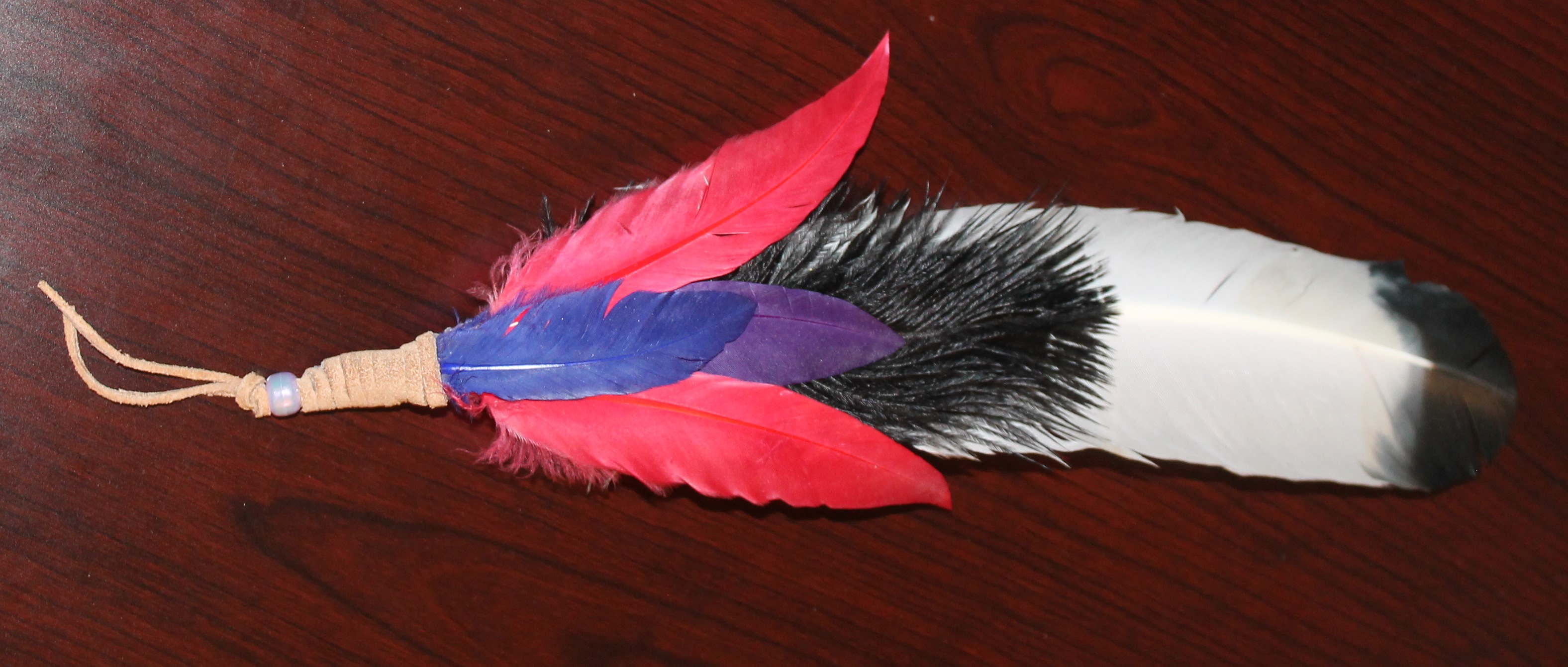 smudging-feather