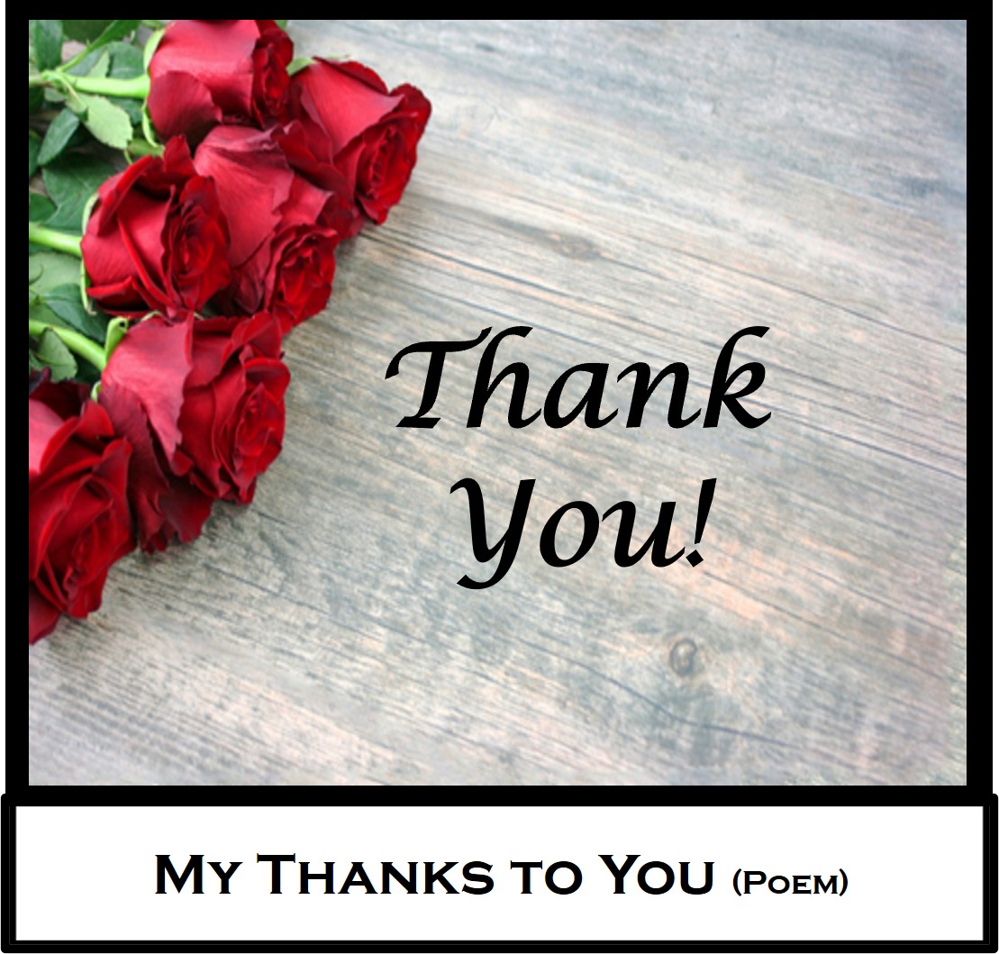 My Thanks to&nbsp;You
