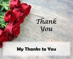My Thanks to&nbsp;You